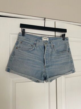 NWOT Agolde Parker Denim Shorts in Farewell